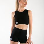 Girls Crepe Crop Top