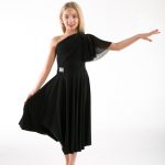 Girls Pleated Cape Leotard