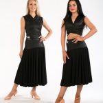 Faux Leather Wrap Top